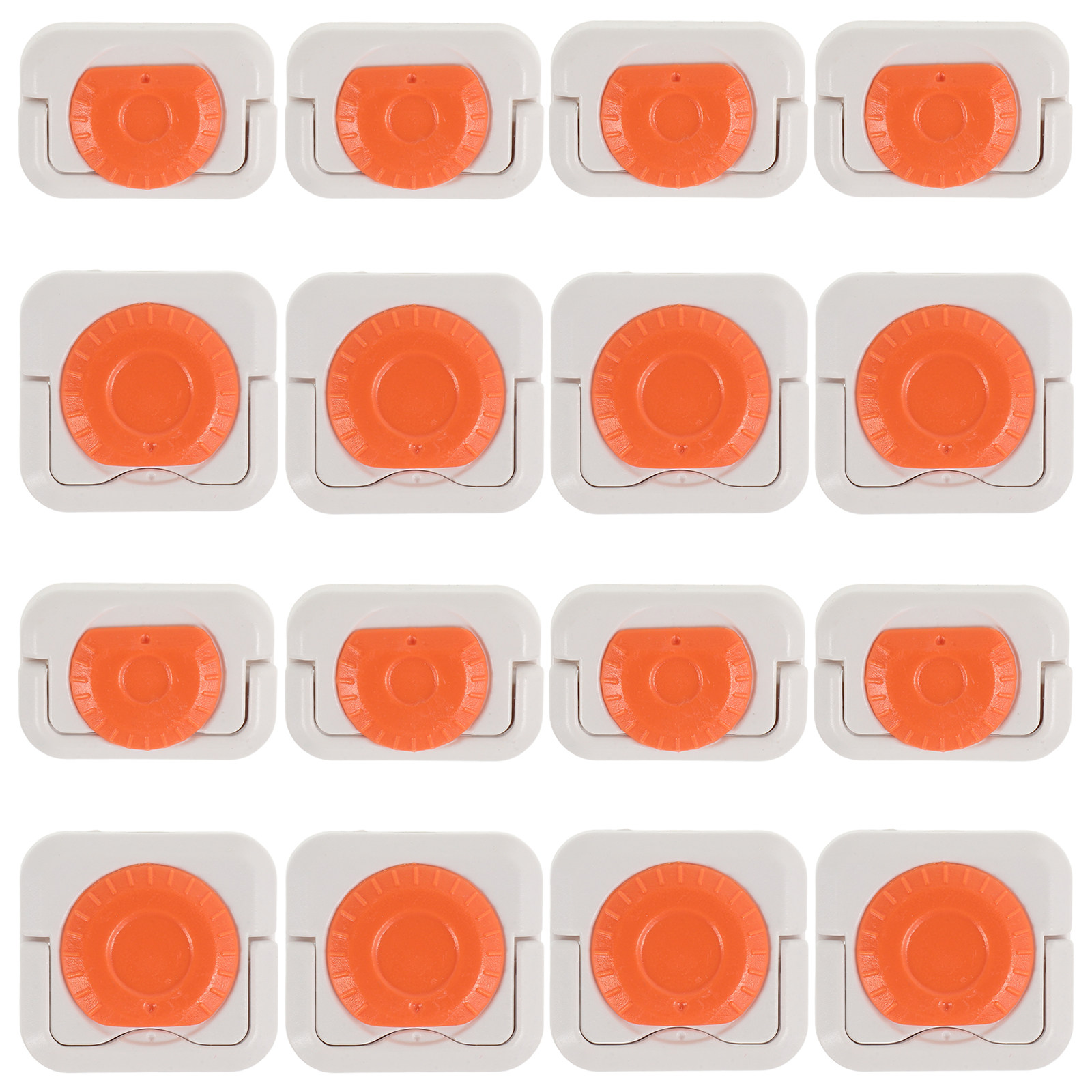 Outlet Cover Baby - 24 Stück Universelle Orange ABS-Steckdosenabdeckungen, Kindersicherung