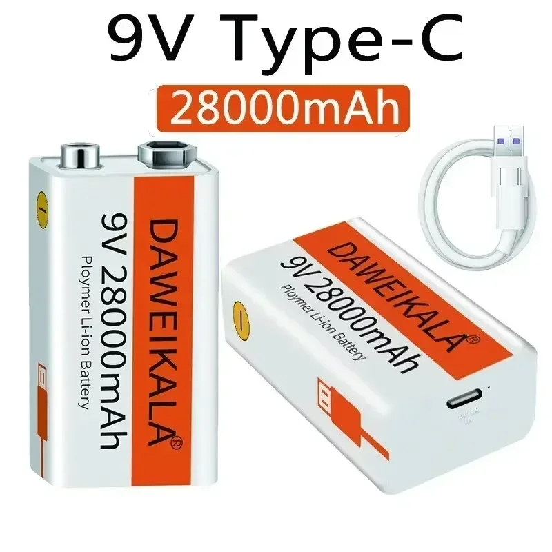 Smoke Detector Interconnected - Langlebige 9V Lithium-Ionen-Akkus mit hoher Kapazität