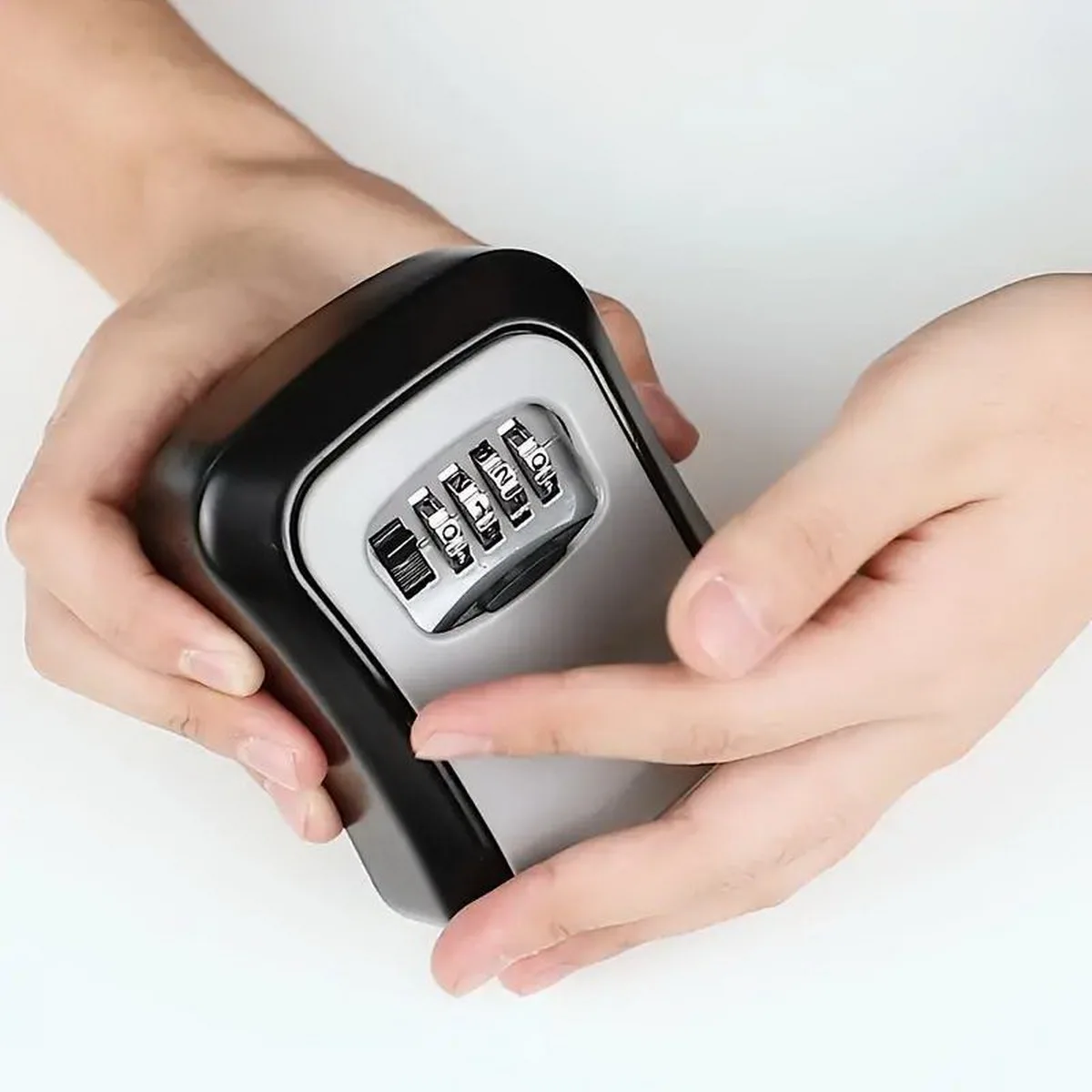 Lockbox Key Secure - Wasserdichte Tragbare Schlüsselkombinations-Schließbox - Sicherer Makler-Stil