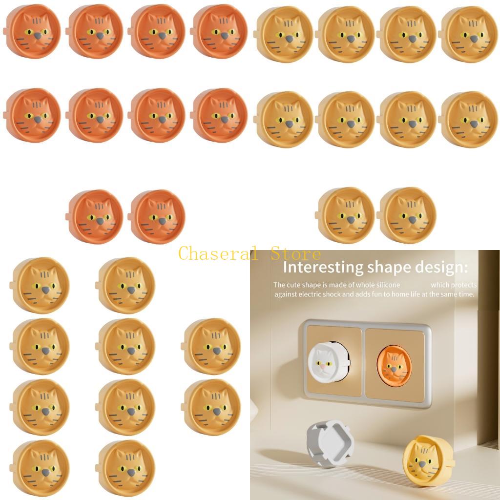 Outlet Cover Baby - E7CE Packung mit 10 Stück Silikon-Steckdosenabdeckung