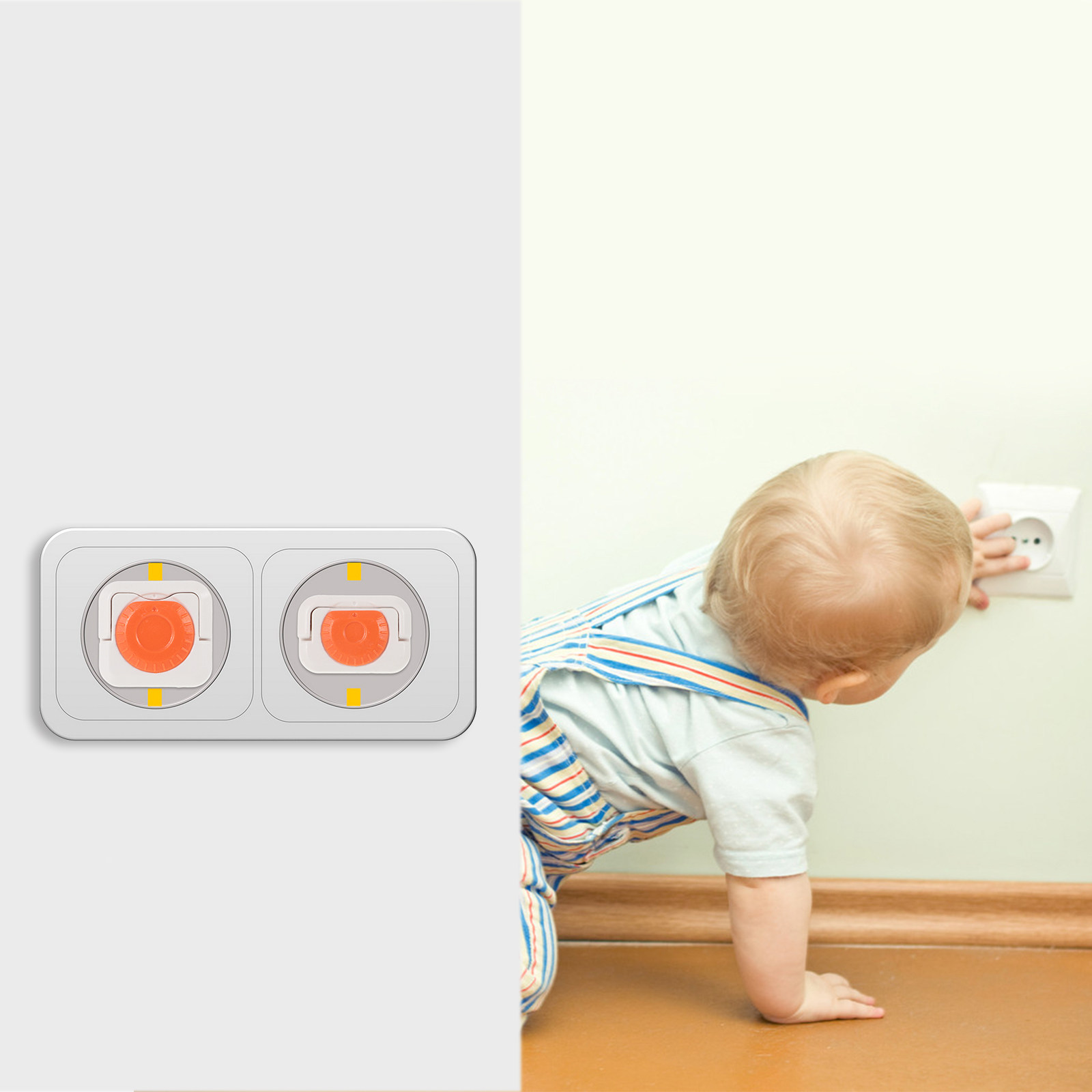 24 Stück Universelle Orange AB – Outlet Cover Baby Bewertung und Preis