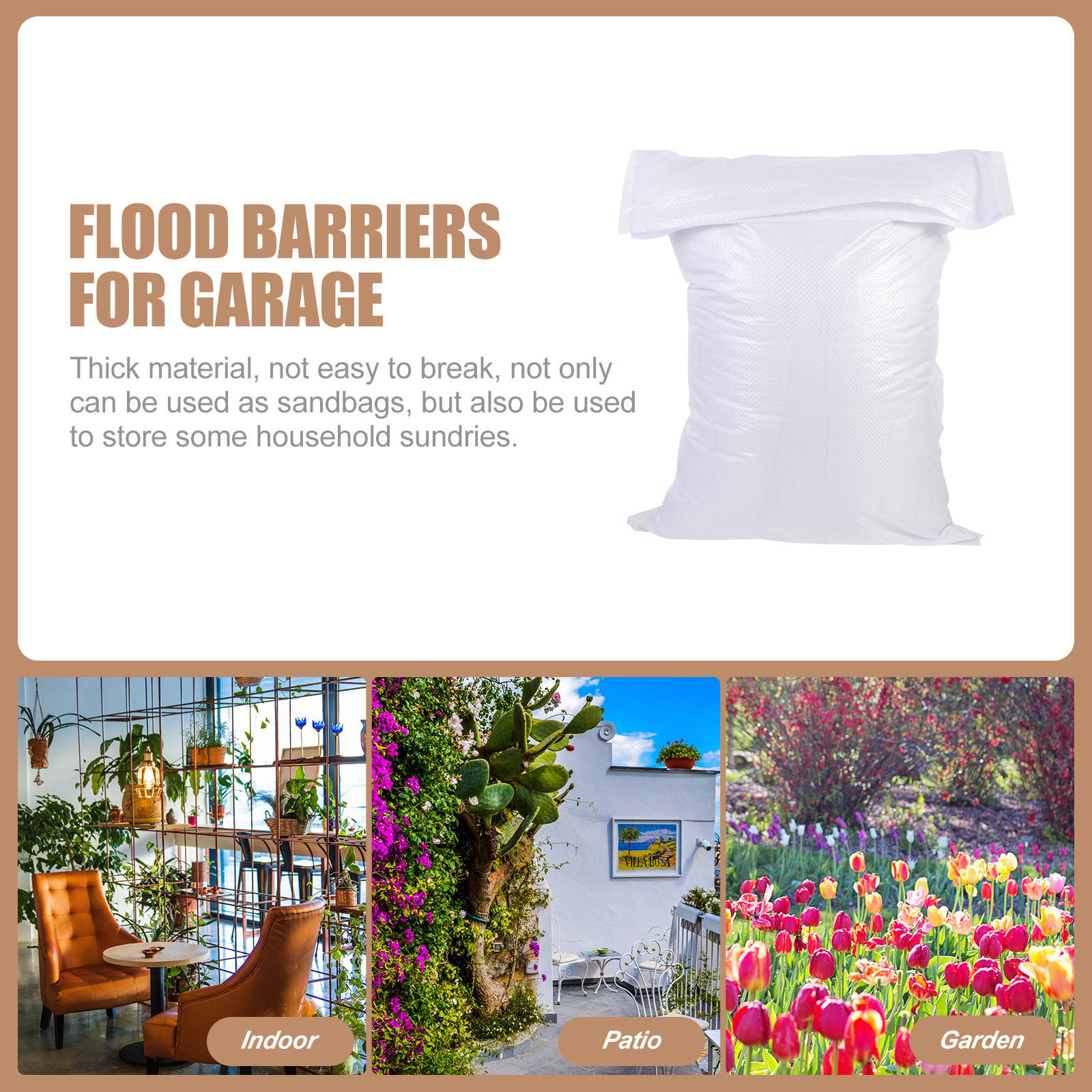 16 Stück robuste, wasserdichte – Flood Barrier Bag Bewertung und Preis