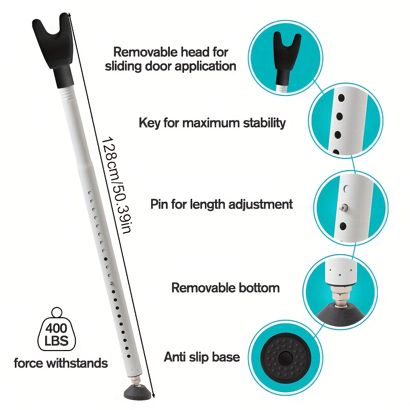 Verstellbare 2-in-1 Schiebetür – Window Lock Bar Bewertung und Preis